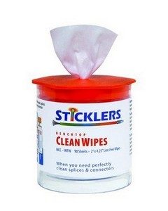 Sticklers® CleanWipes 90 benchtop wipes without glues